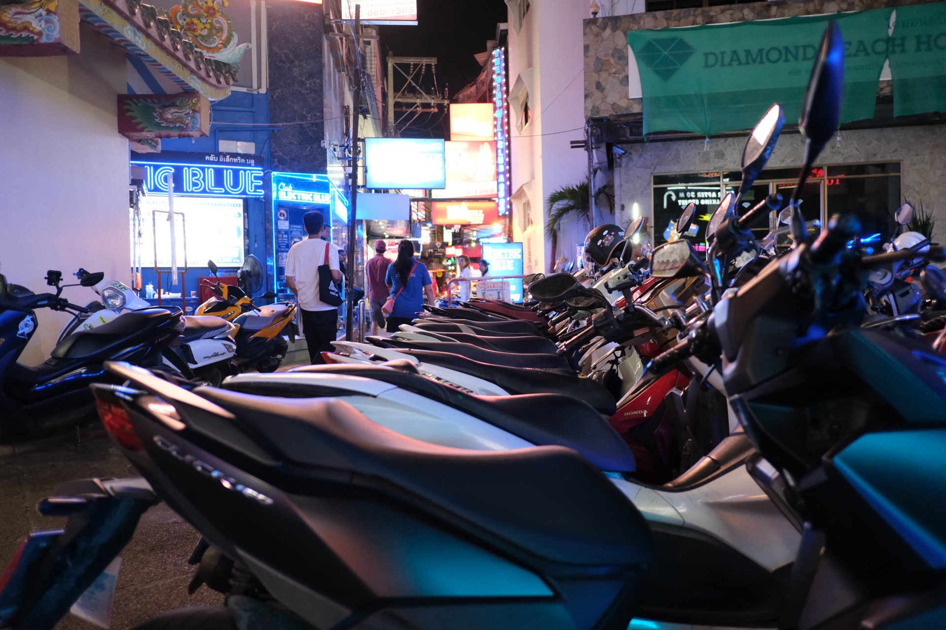 The four bike families side by side